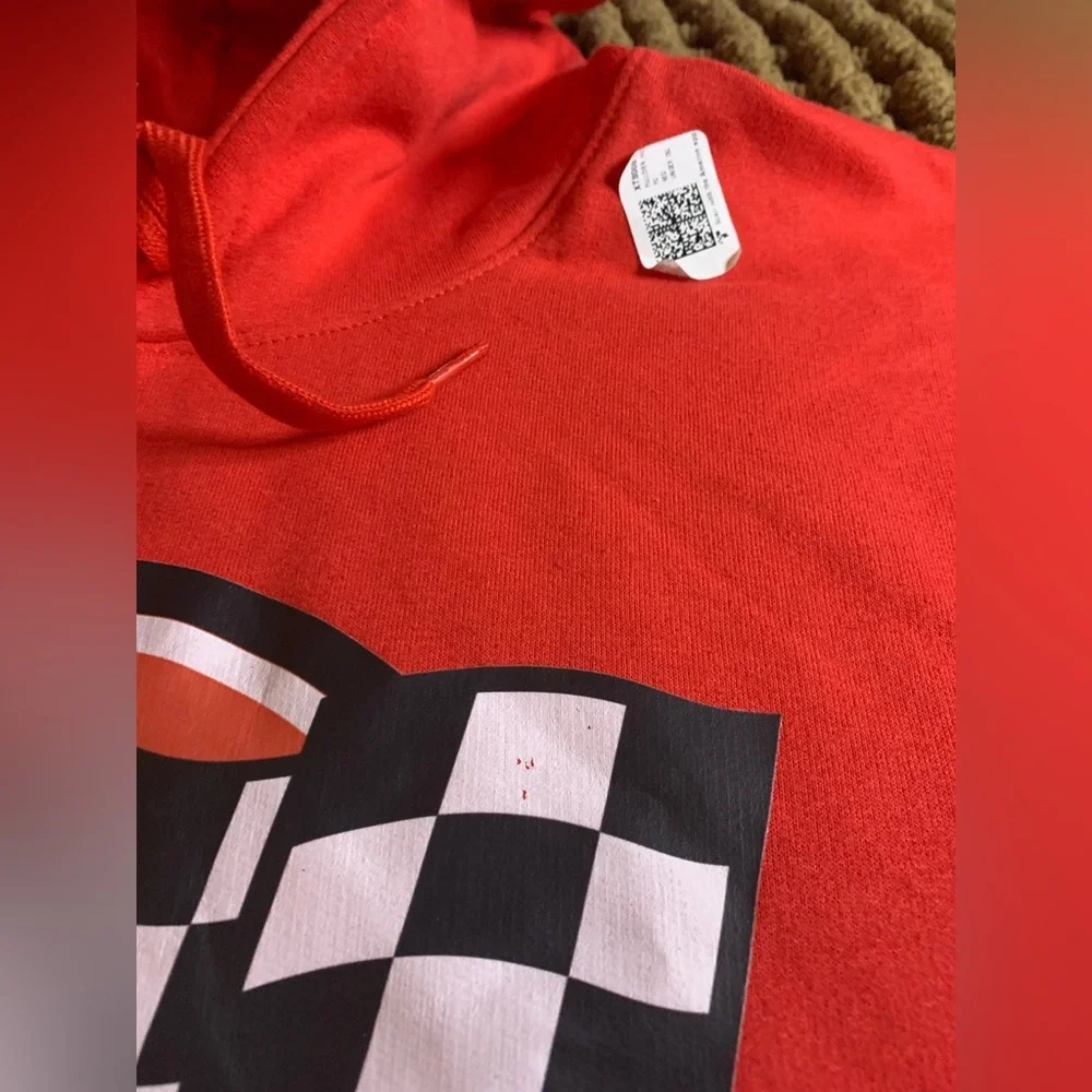 Nascar Bold Red hoodie - Picture 6 of 8